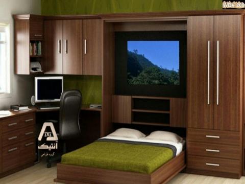 تخت کمجای عمودی دو نفره 140 